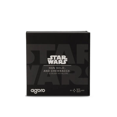 Han Solo™ and Chewbacca™ Medallion - LIMITED EDITION: 2000 – Agoro – ActionFigure Brasil — embalagem