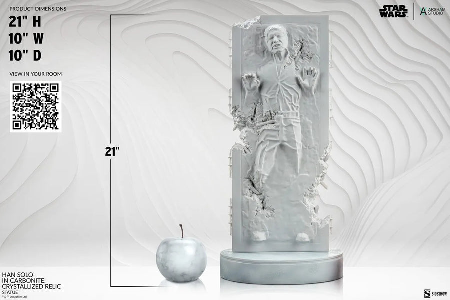 Han Solo™ in Carbonite™: Crystallized Relic - LIMITED EDITION – Sideshow Collectibles – ActionFigure Brasil