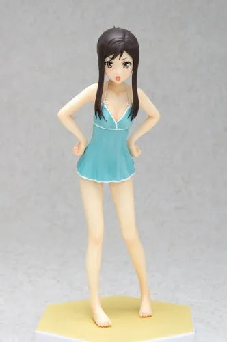 Hanasaku Iroha - Tsurugi Minko - Beach Queens - 1/10 - Swimsuit ver. (Wave)ㅤ – Wave – ActionFigureBrasil — ângulo diferente