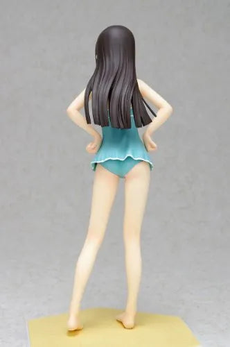 Hanasaku Iroha - Tsurugi Minko - Beach Queens - 1/10 - Swimsuit ver. (Wave)ㅤ – Wave – ActionFigureBrasil — com base expositora