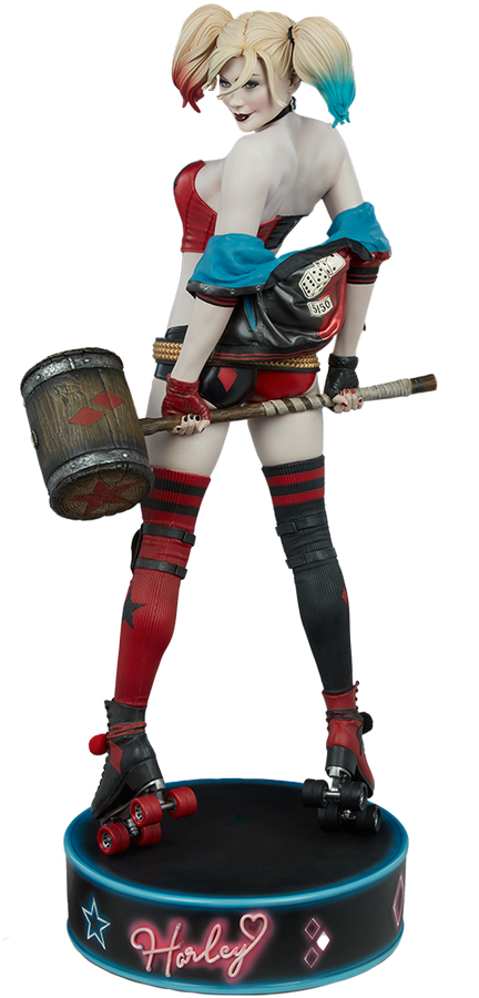 Harley Quinn: Hell on Wheels - LIMITED EDITION: 2000 – Sideshow Collectibles – ActionFigure Brasil