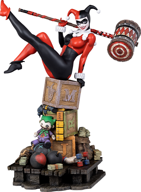 Harley Quinn - LIMITED EDITION: 400 (Collector Quarter Scale) – Tweeterhead – ActionFigure Brasil — close