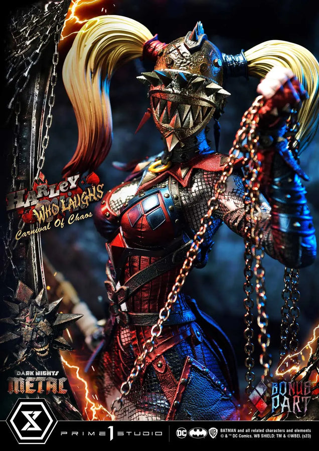 Harley Quinn Who Laughs (Deluxe Bonus Version) Dark Nights: Metal (Comics) – Prime1Studio – ActionFigure Brasil