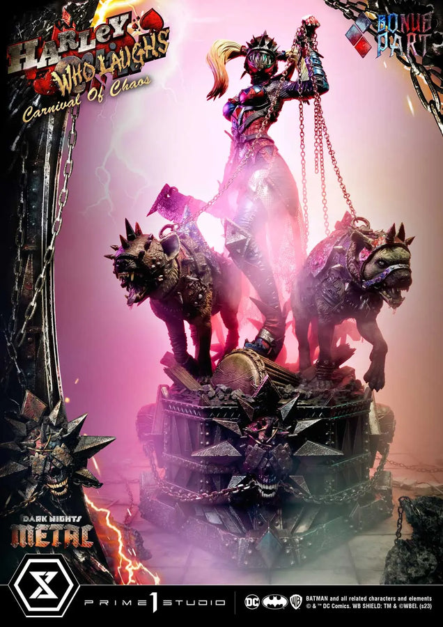 Harley Quinn Who Laughs (Deluxe Bonus Version) Dark Nights: Metal (Comics) – Prime1Studio – ActionFigure Brasil