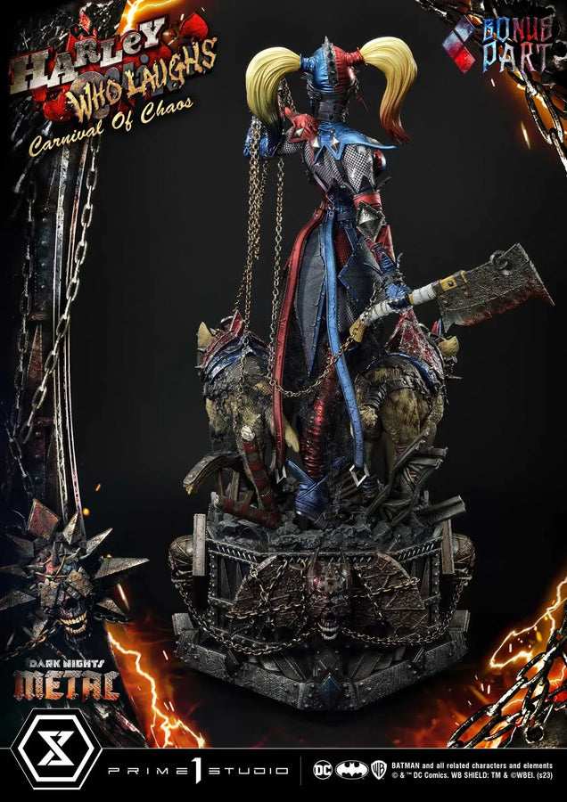 Harley Quinn Who Laughs (Deluxe Bonus Version) Dark Nights: Metal (Comics) – Prime1Studio – ActionFigure Brasil