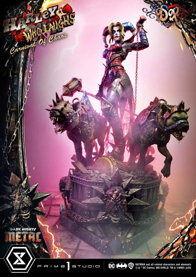 Harley Quinn Who Laughs (Deluxe Bonus Version) Dark Nights: Metal (Comics) – Prime1Studio – ActionFigure Brasil