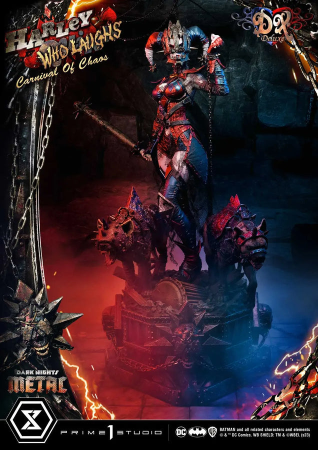 Harley Quinn Who Laughs (Deluxe Bonus Version) Dark Nights: Metal (Comics) – Prime1Studio – ActionFigure Brasil