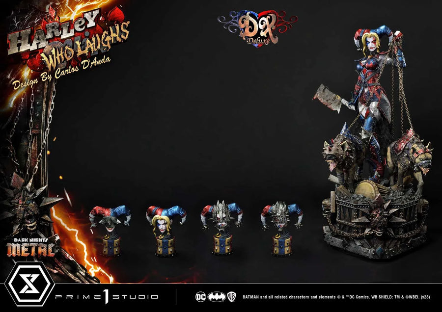 Harley Quinn Who Laughs (Deluxe Bonus Version) Dark Nights: Metal (Comics) – Prime1Studio – ActionFigure Brasil