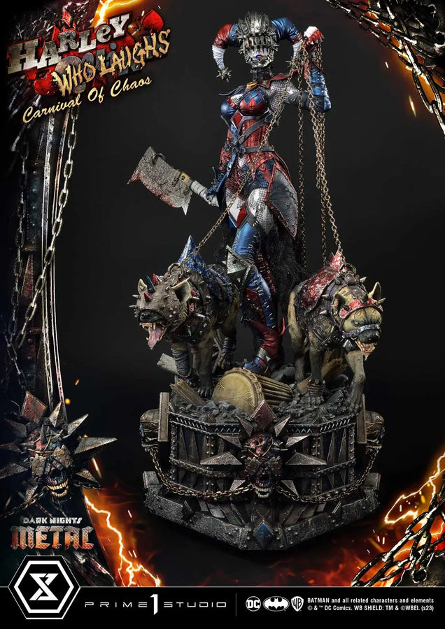 Harley Quinn Who Laughs (Deluxe Bonus Version) Dark Nights: Metal (Comics) – Prime1Studio – ActionFigure Brasil