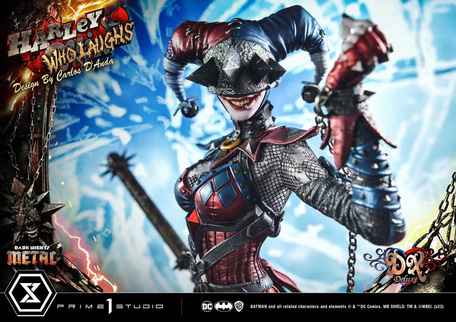 Harley Quinn Who Laughs (Deluxe Bonus Version) Dark Nights: Metal (Comics) – Prime1Studio – ActionFigure Brasil
