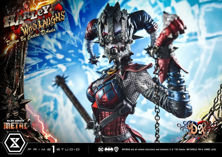 Harley Quinn Who Laughs (Deluxe Bonus Version) Dark Nights: Metal (Comics) – Prime1Studio – ActionFigure Brasil