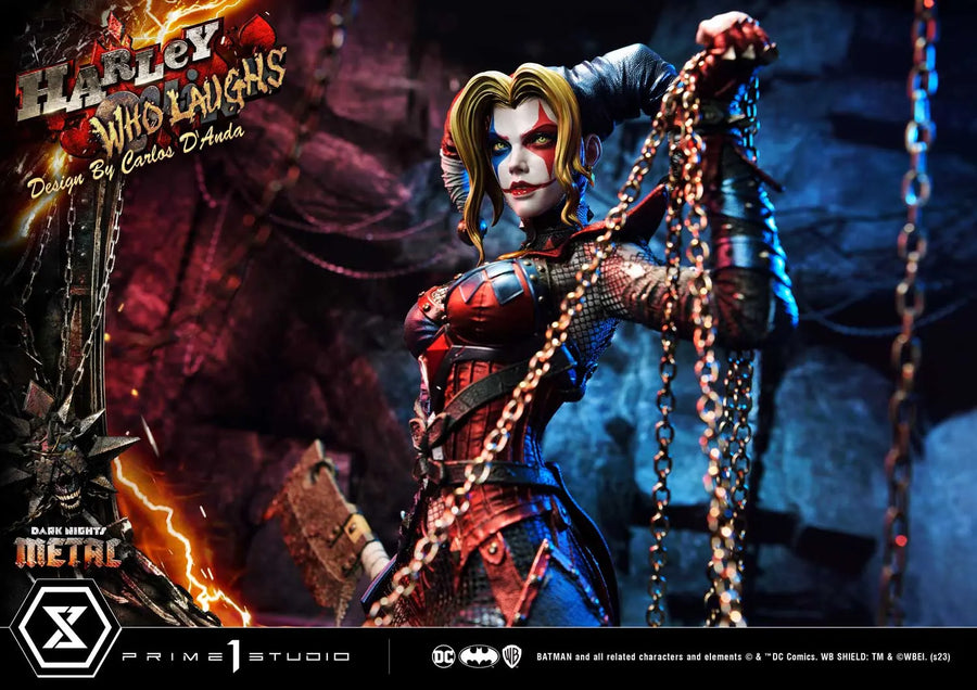 Harley Quinn Who Laughs (Regular Version) Dark Nights: Metal (Comics) – Prime1Studio – ActionFigure Brasil
