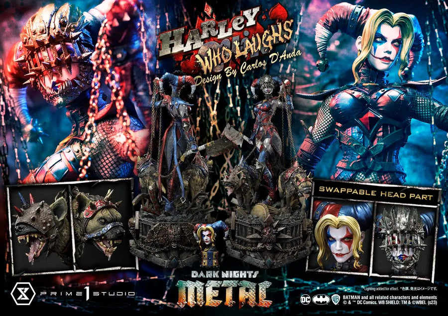 Harley Quinn Who Laughs (Regular Version) Dark Nights: Metal (Comics) – Prime1Studio – ActionFigure Brasil