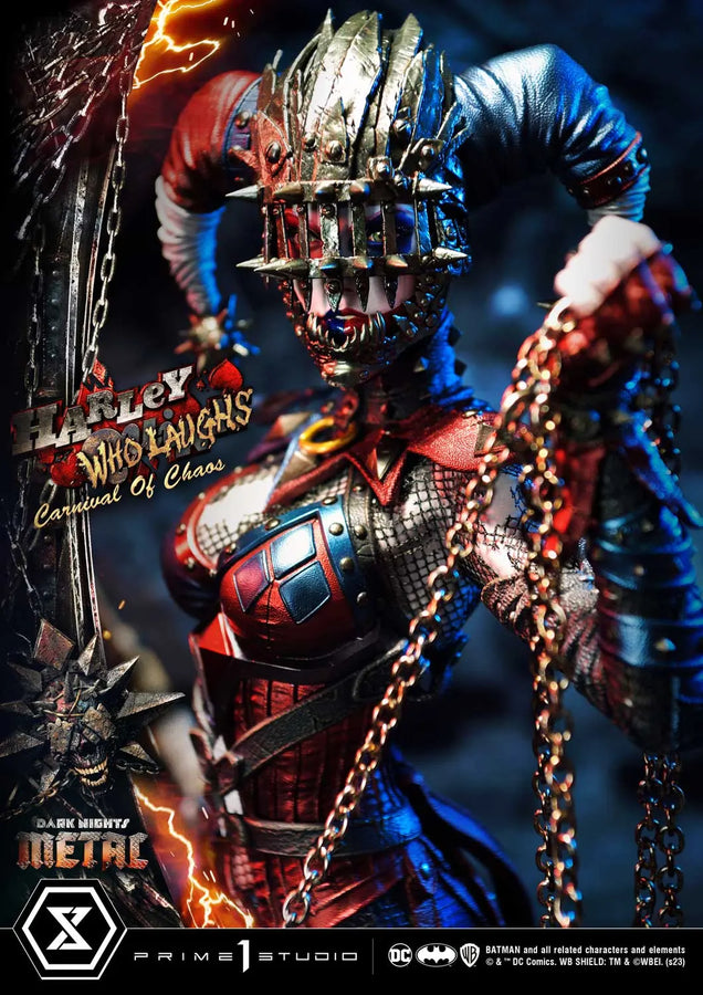 Harley Quinn Who Laughs (Regular Version) Dark Nights: Metal (Comics) – Prime1Studio – ActionFigure Brasil