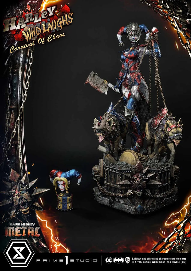 Harley Quinn Who Laughs (Regular Version) Dark Nights: Metal (Comics) – Prime1Studio – ActionFigure Brasil