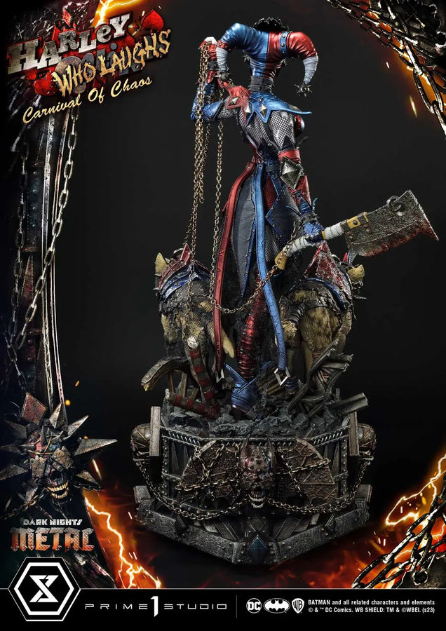 Harley Quinn Who Laughs (Regular Version) Dark Nights: Metal (Comics) – Prime1Studio – ActionFigure Brasil