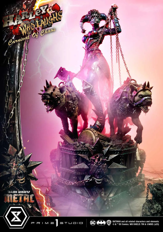 Harley Quinn Who Laughs (Regular Version) Dark Nights: Metal (Comics) – Prime1Studio – ActionFigure Brasil