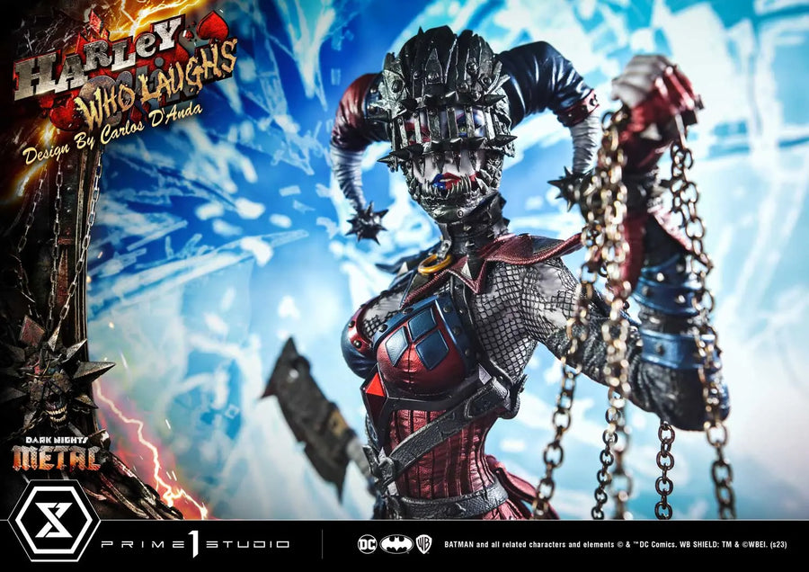 Harley Quinn Who Laughs (Regular Version) Dark Nights: Metal (Comics) – Prime1Studio – ActionFigure Brasil