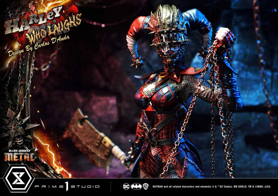 Harley Quinn Who Laughs (Regular Version) Dark Nights: Metal (Comics) – Prime1Studio – ActionFigure Brasil