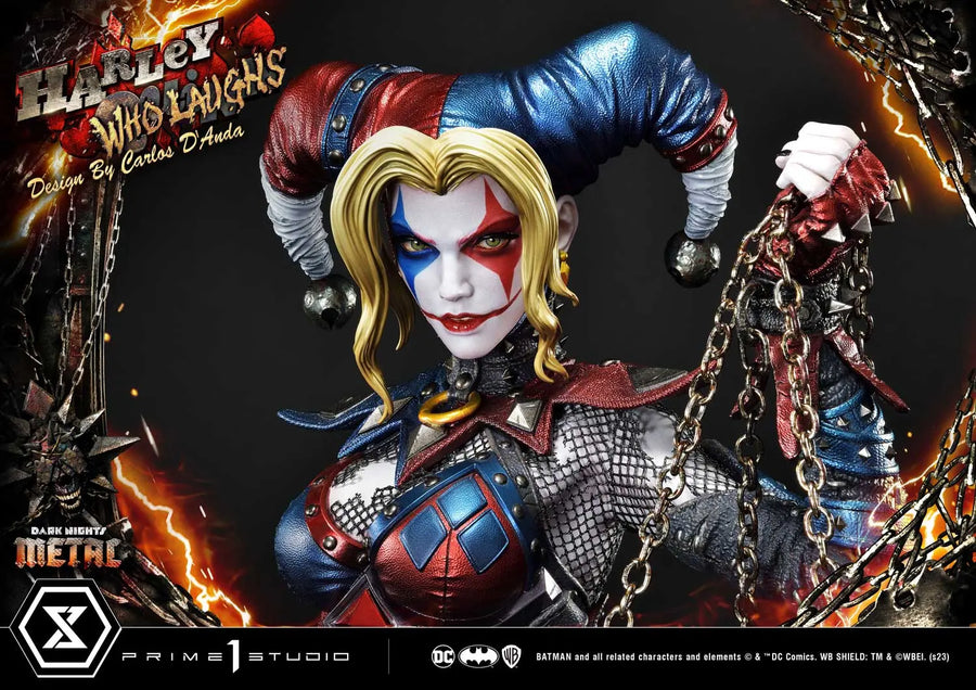 Harley Quinn Who Laughs (Regular Version) Dark Nights: Metal (Comics) – Prime1Studio – ActionFigure Brasil