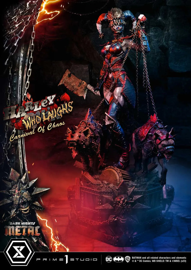 Harley Quinn Who Laughs (Regular Version) Dark Nights: Metal (Comics) – Prime1Studio – ActionFigure Brasil