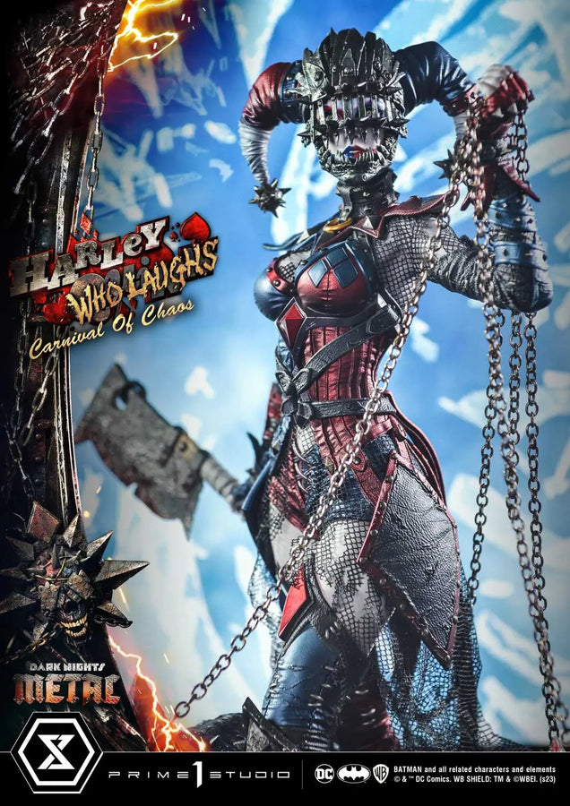 Harley Quinn Who Laughs (Regular Version) Dark Nights: Metal (Comics) – Prime1Studio – ActionFigure Brasil
