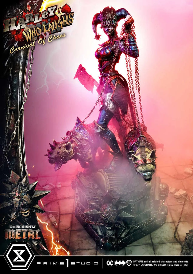 Harley Quinn Who Laughs (Regular Version) Dark Nights: Metal (Comics) – Prime1Studio – ActionFigure Brasil