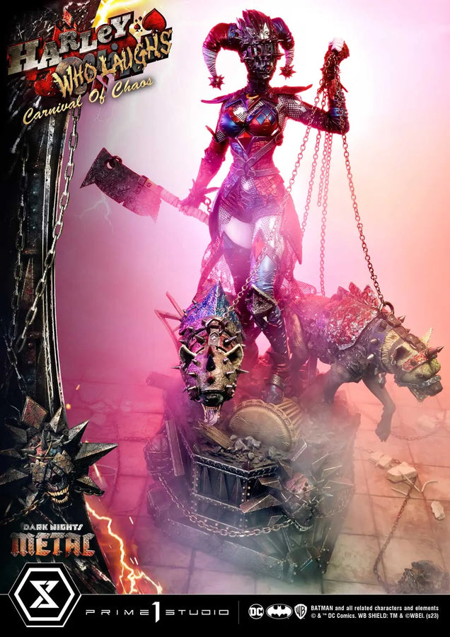 Harley Quinn Who Laughs (Regular Version) Dark Nights: Metal (Comics) – Prime1Studio – ActionFigure Brasil