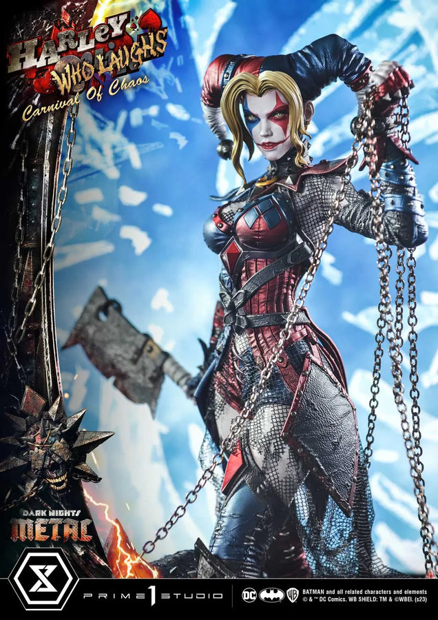 Harley Quinn Who Laughs (Regular Version) Dark Nights: Metal (Comics) – Prime1Studio – ActionFigure Brasil