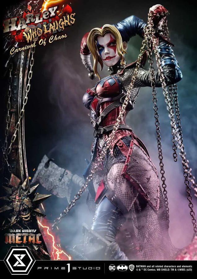 Harley Quinn Who Laughs (Regular Version) Dark Nights: Metal (Comics) – Prime1Studio – ActionFigure Brasil