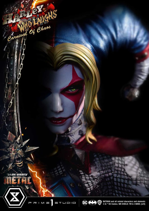 Harley Quinn Who Laughs (Regular Version) Dark Nights: Metal (Comics) – Prime1Studio – ActionFigure Brasil