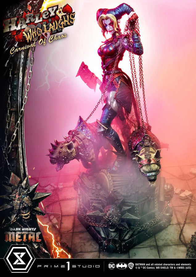 Harley Quinn Who Laughs (Regular Version) Dark Nights: Metal (Comics) – Prime1Studio – ActionFigure Brasil