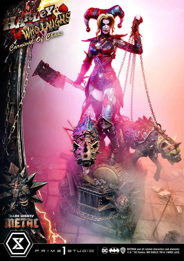 Harley Quinn Who Laughs (Regular Version) Dark Nights: Metal (Comics) – Prime1Studio – ActionFigure Brasil