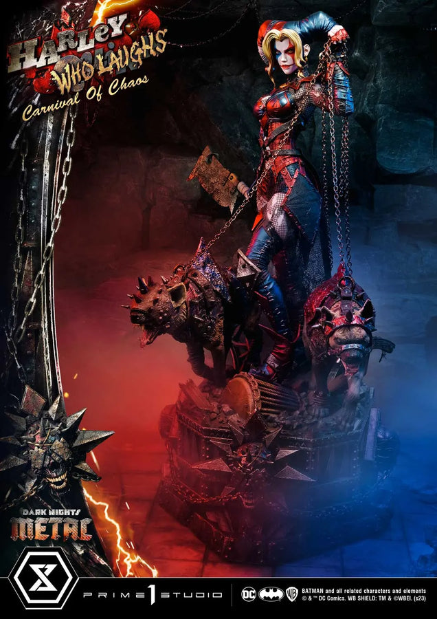 Harley Quinn Who Laughs (Regular Version) Dark Nights: Metal (Comics) – Prime1Studio – ActionFigure Brasil