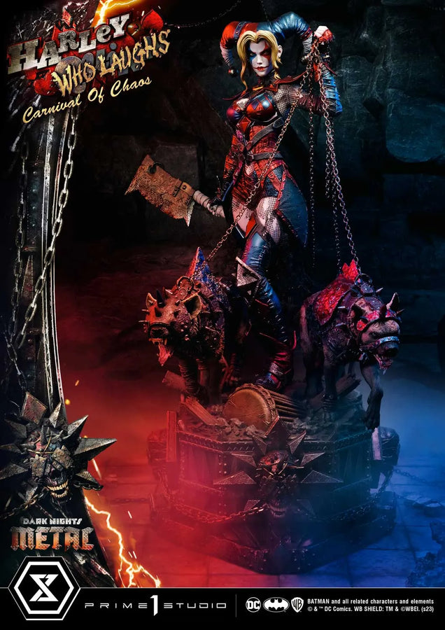 Harley Quinn Who Laughs (Regular Version) Dark Nights: Metal (Comics) – Prime1Studio – ActionFigure Brasil