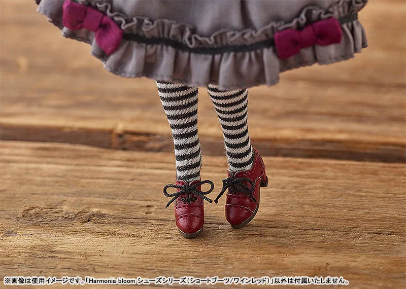 Harmonia bloom Shoes Series (Short Boots/Wine Red) (DOLL ACCESSORY)ㅤ – Good Smile Company – ActionFigureBrasil