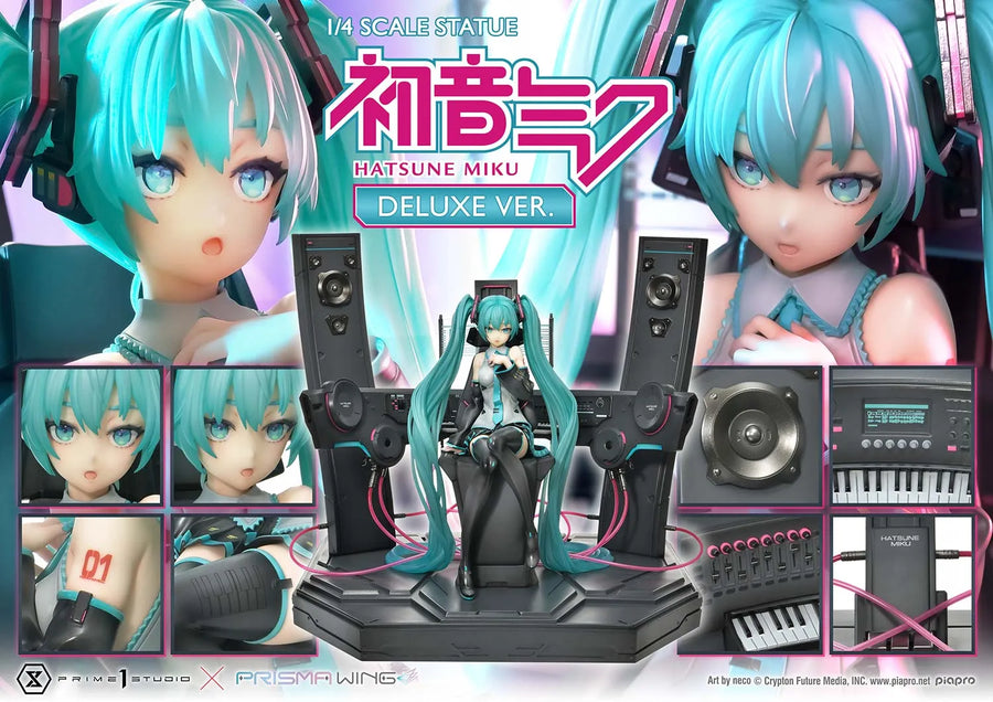 Hatsune Miku (Deluxe Version) Piapro Characters – Prime1Studio – ActionFigure Brasil