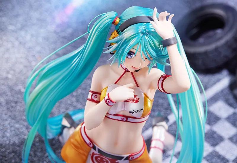 Hatsune Miku GT Project Racing Miku 2010Ver. Art by Kentaro Yabuki 1/7ㅤ – Max Factory – ActionFigureBrasil