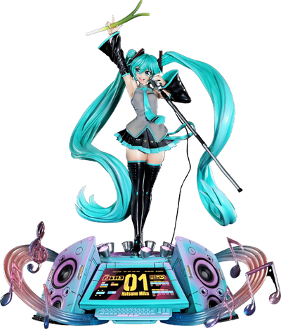 Hatsune Miku - LIMITED EDITION: 400 – Kitsune Statue – ActionFigure Brasil — com base expositora