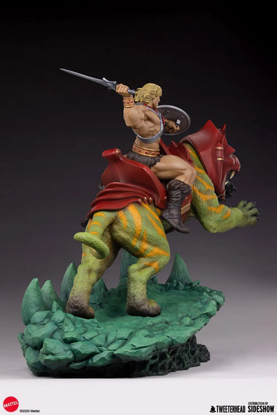 He-Man™ & Battle Cat™ - LIMITED EDITION: 150 – Tweeterhead – ActionFigure Brasil — iluminação de estúdio