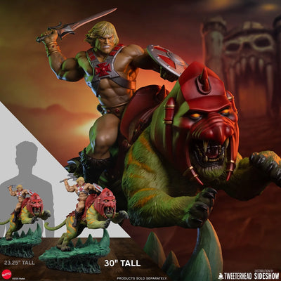 He-Man™ & Battle Cat™ - LIMITED EDITION: 150 – Tweeterhead – ActionFigure Brasil — ambientada