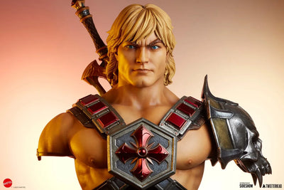He-Man Legends - LIMITED EDITION: 500 – Tweeterhead – ActionFigure Brasil — com base expositora