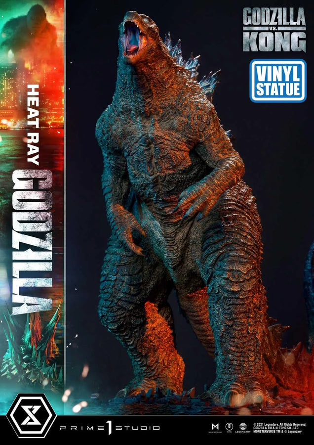 Heat Ray Godzilla (Vinyl Statue Version) Godzilla vs Kong – Prime1Studio – ActionFigure Brasil