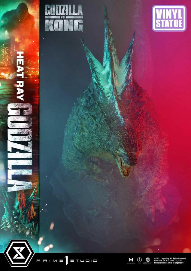 Heat Ray Godzilla (Vinyl Statue Version) Godzilla vs Kong – Prime1Studio – ActionFigure Brasil