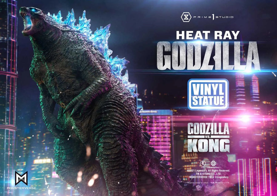 Heat Ray Godzilla (Vinyl Statue Version) Godzilla vs Kong – Prime1Studio – ActionFigure Brasil