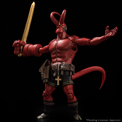 Hellboy - 1/12 - 30th Anniversary Edition (1000Toys)ㅤ – 1000Toys – ActionFigure Brasil — ângulo diferente
