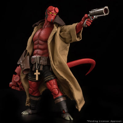 Hellboy - 1/12 - 30th Anniversary Edition (1000Toys)ㅤ – 1000Toys – ActionFigure Brasil — com base expositora