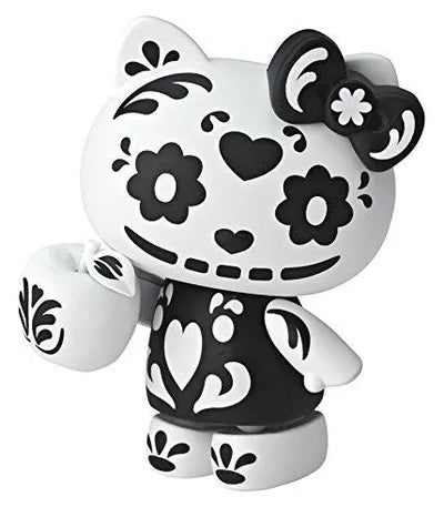 Hello Kitty - Joy - Revoltech - Black Skull ver. (Kaiyodo)ㅤ – Kaiyodo – ActionFigure Brasil — com base expositora