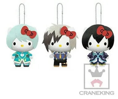 Hello Kitty - Tales of Zestiria - Plush Strap - Tales of Series x Hello Kitty - Mikleoㅤ – Banpresto – ActionFigure Brasil