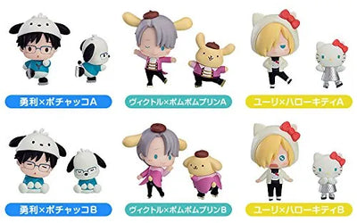 Hello Kitty - Yuri!!! on Ice - Katsuki Yuuri - Pochacco - Yuri!!! on Ice × Sanrio Characters - Yuri!!! on Ice x Sanrio Trading Figure - B (Orange Rouge)ㅤ – Orange Rouge – ActionFigureBrasil — com base expositora